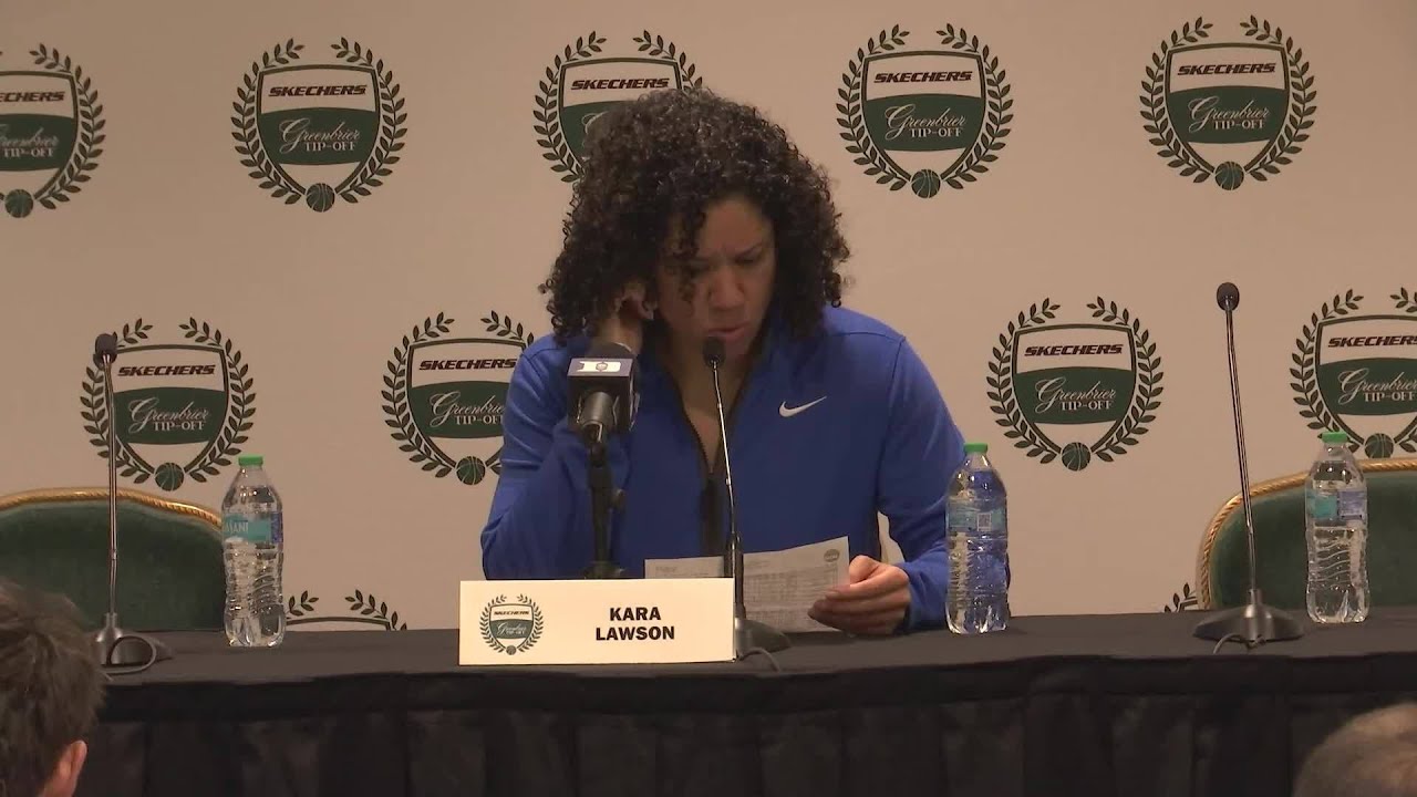 WATCH: Kara Lawson reacts to second-half collapse vs. shorthanded WVU team