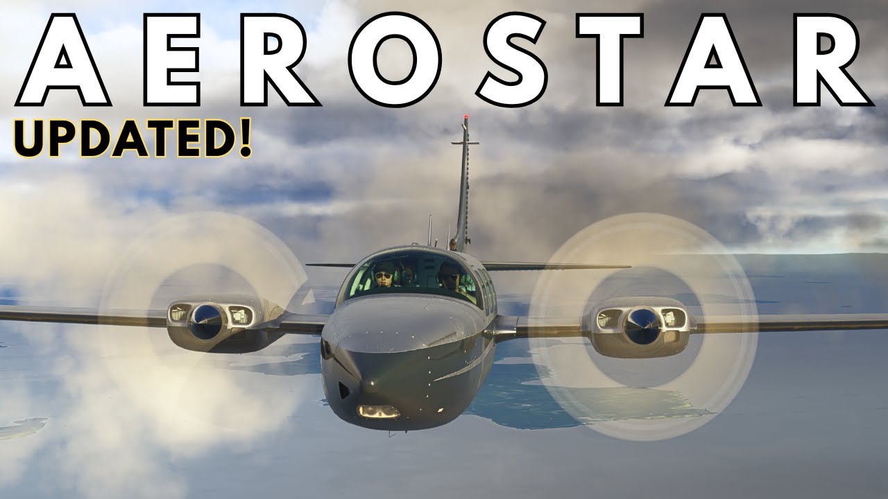 UPDATED! A2A Simulations Accu-Sim Aerostar 600 IFR & BeyondATC Microsoft Flight Simulator 2024 4K