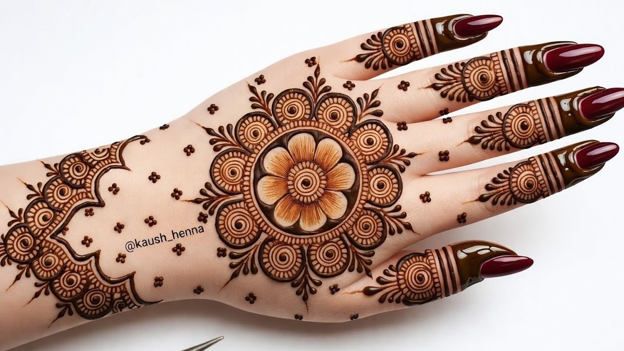 Eid special full hand gol tikka mehndi design|Mehndi |Eid special simple mehndi design| Eid 2026