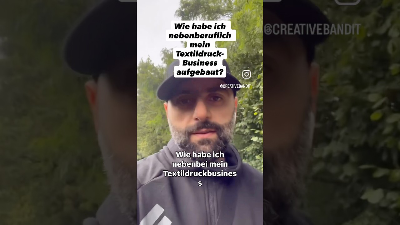 Wie waren die Anf&auml;nge meines Starts in das Textildruck business 👕