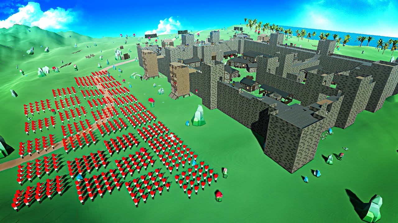 Massive CASTLE SIEGE but we Bring Future Weapons in Ancient Warfare 3