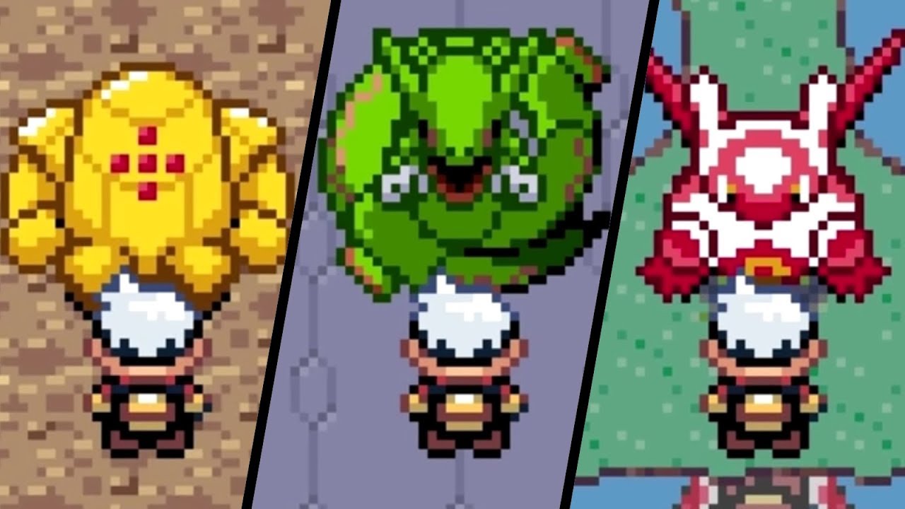 Pokémon Ruby / Sapphire - All Legendary Pokémon Locations