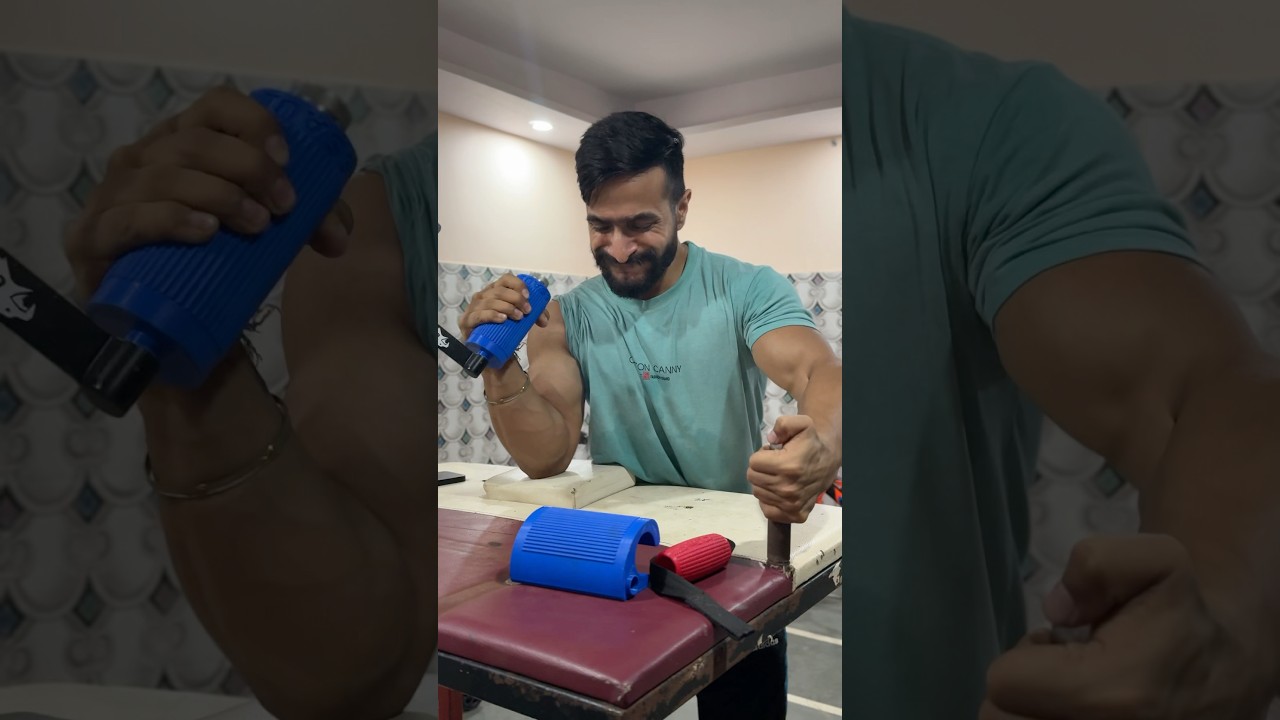 Intense armwrestling finger and cupping strength workout 💀 #shorts #armwrestling