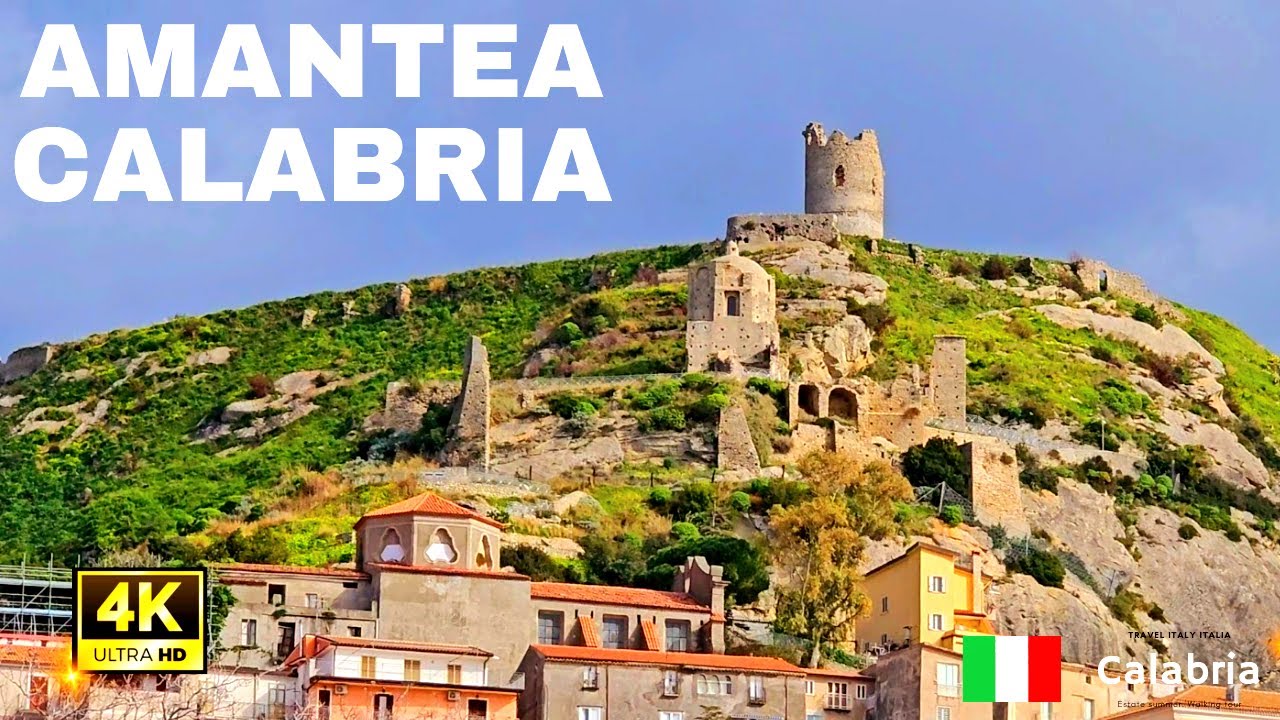 Amantea Calabria 4K italy 🇮🇹 tour