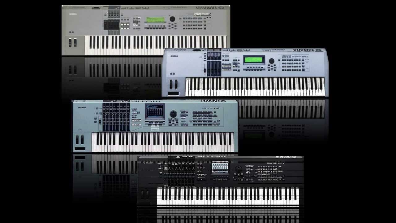 YAMAHA MOTIF SERIES HISTORY (From GreyTo Black) by LIMARstudio