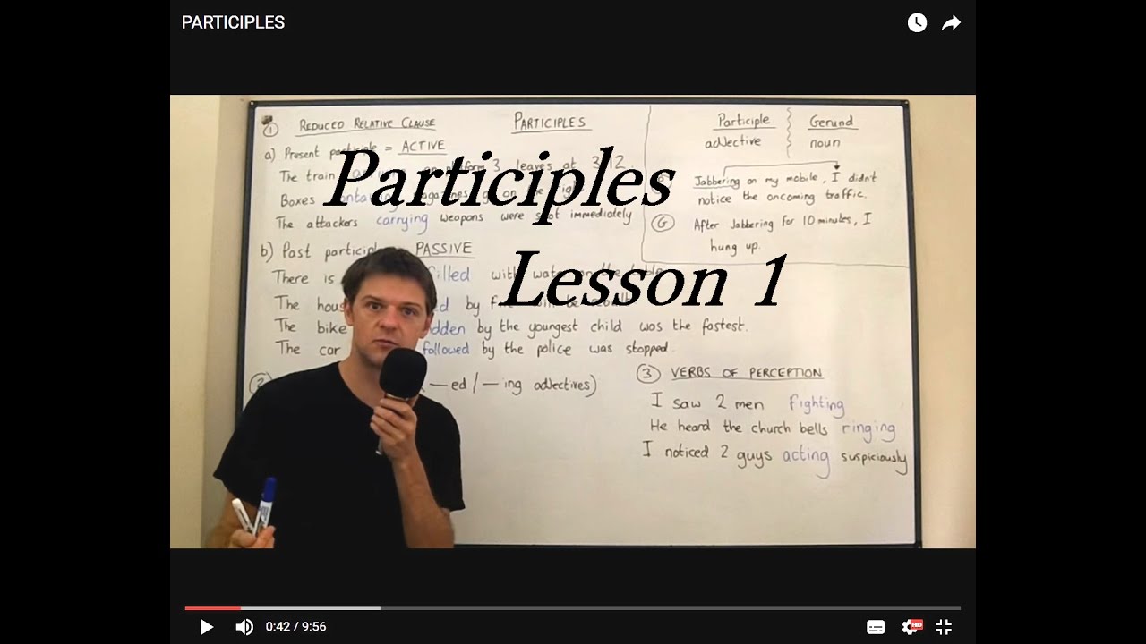 PARTICIPLES