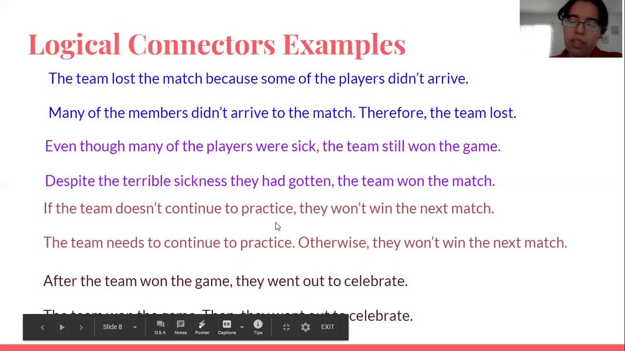 Verb Forms, Connectors, and Active/Passive Voice