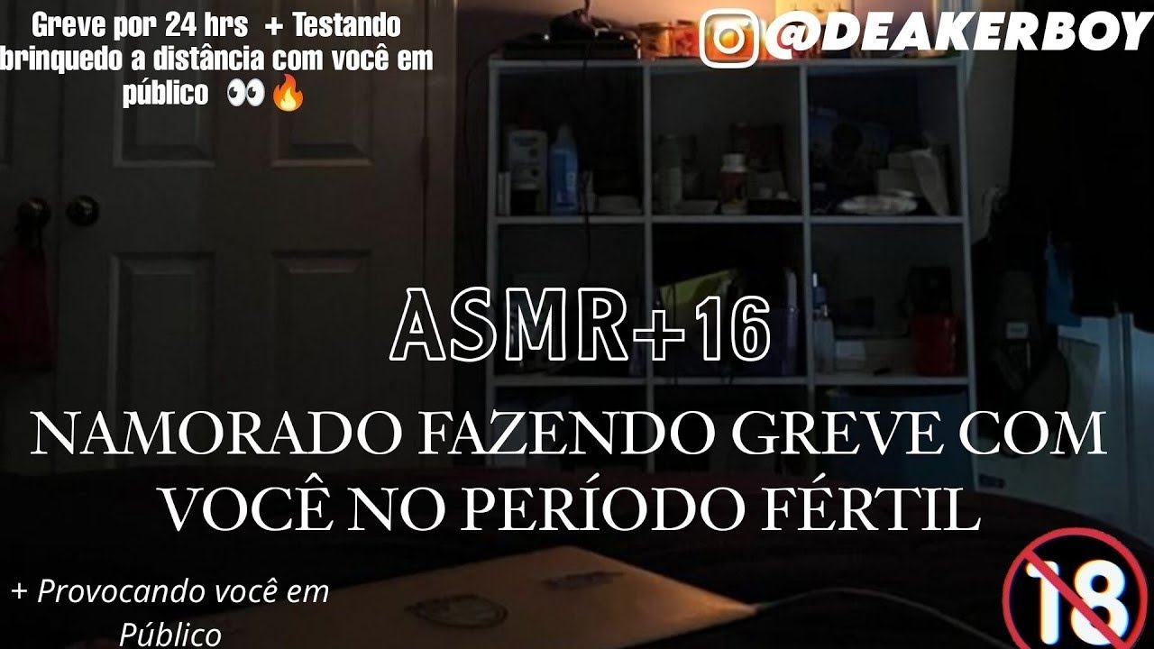 Asmr +16 - Namorado fazendo greve com você + Testando   a distância em público (Des)