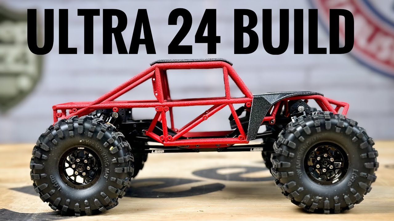 LGRP ULTRA 24 SCX24 BUILD — сборка шасси, оси Super 8, настройка амортизаторов и многое другое!