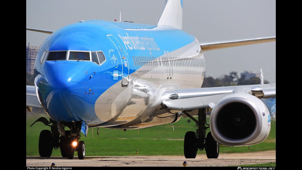 AR1708 Aeroparque - Rosario B737-800 LV-FUB
