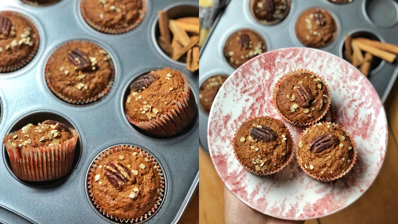 مافن صحيه بالموز و الشوفان و العسل | مناسبه للأطفال و الكبار 😋🧁