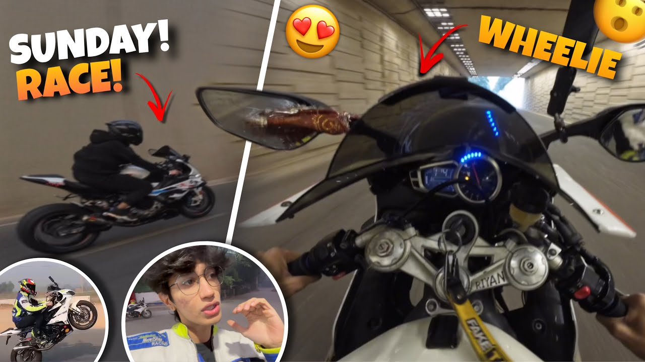 Sunday ride bani race 🤯 *Bmw s1000rr VS Daytona 675* 😍