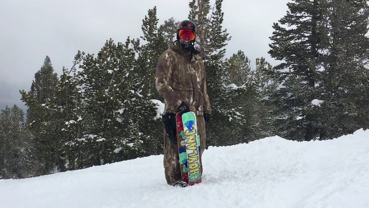 Learn new sports - first time on a snowskate  - Thrivestry in the field