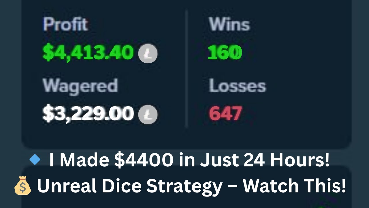 I Made $4400 in 24 Hours Using This Insane Dice Bot! 💸🔥 (100% Real Strategy)