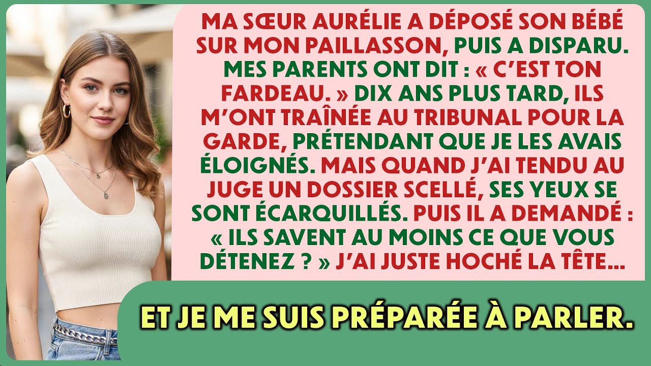 Ma sœur Aurélie a abandonné son bébé chez moi, puis a disparu — mes parents : « À toi de gérer »