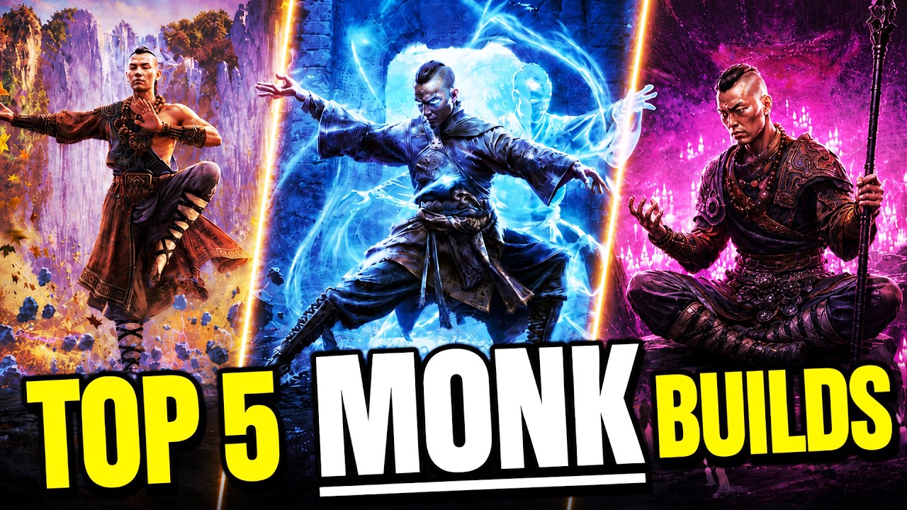 ТОП-5 ЛУЧШИХ БИЛДОВ НА МОНАХА В 0.5! Path of Exile 2: Билд на монаха 0.5 (НОВАЯ МЕТА)