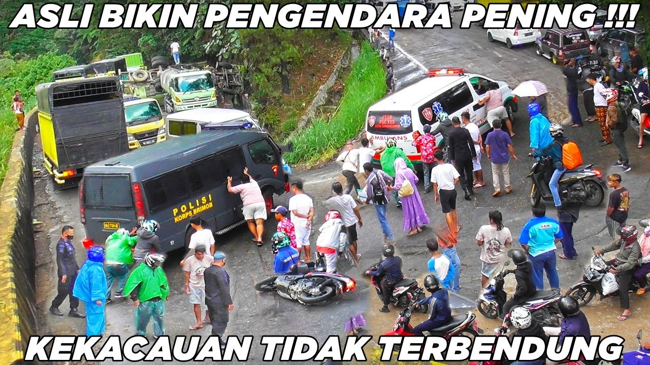 Luar Biasa Sulit, Drama Tumpahan Minyak Asli Bikin Rusuh Para Pengendara di Sitinjau Lauik