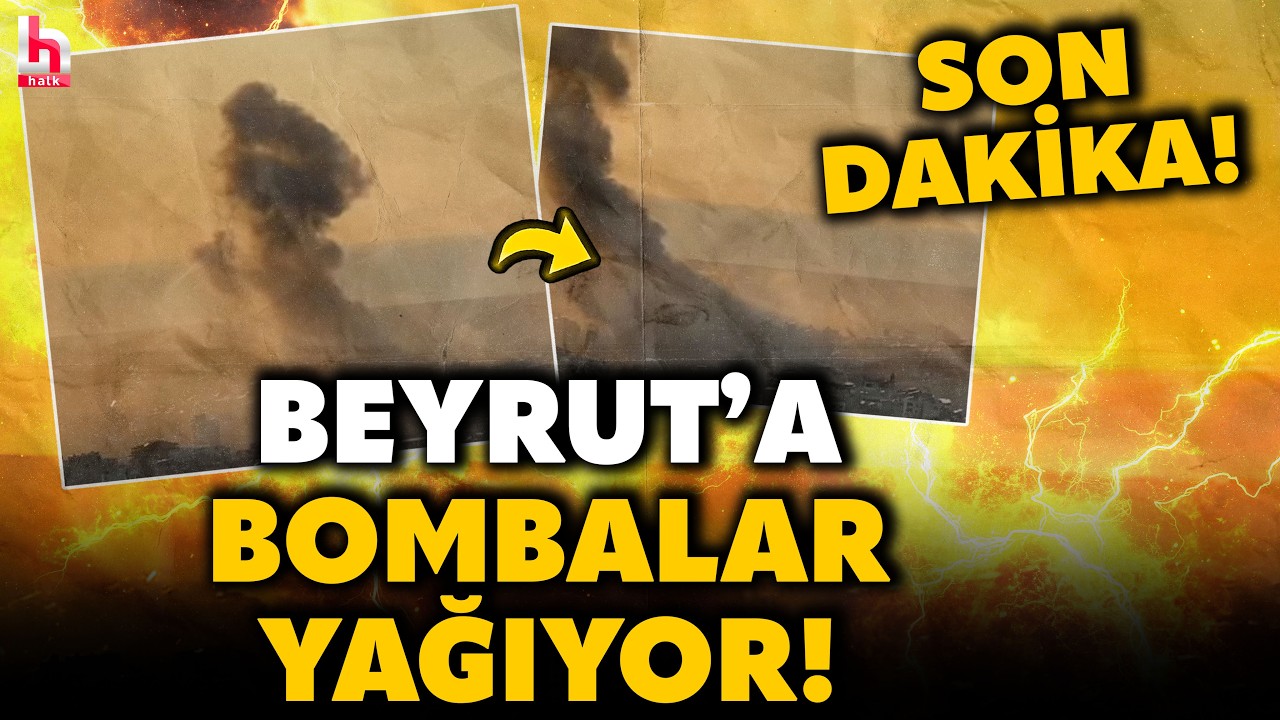 SON DAKİKA! BEYRUT'TA KIYAMET KOPUYOR! Gökten bomba yağıyor! Orta Doğu'da ateş çemberi daralıyor!