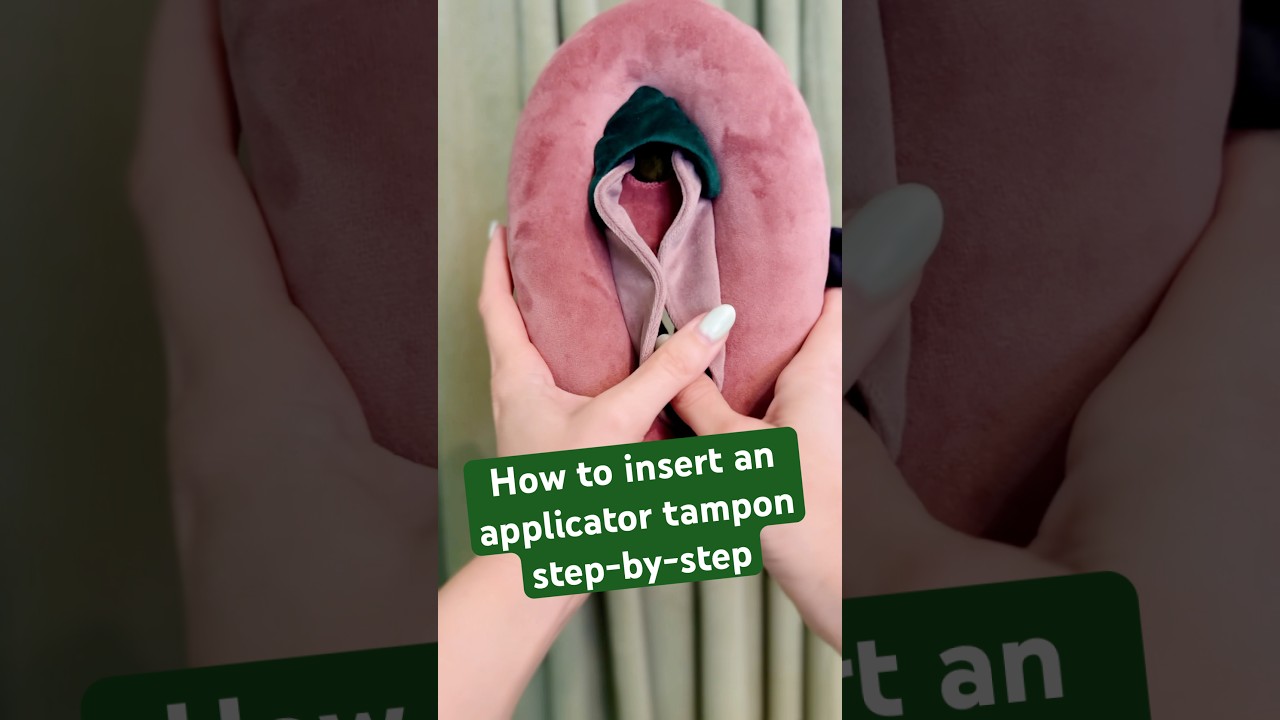 How to insert an applicator tamponstep-by-step #shorts