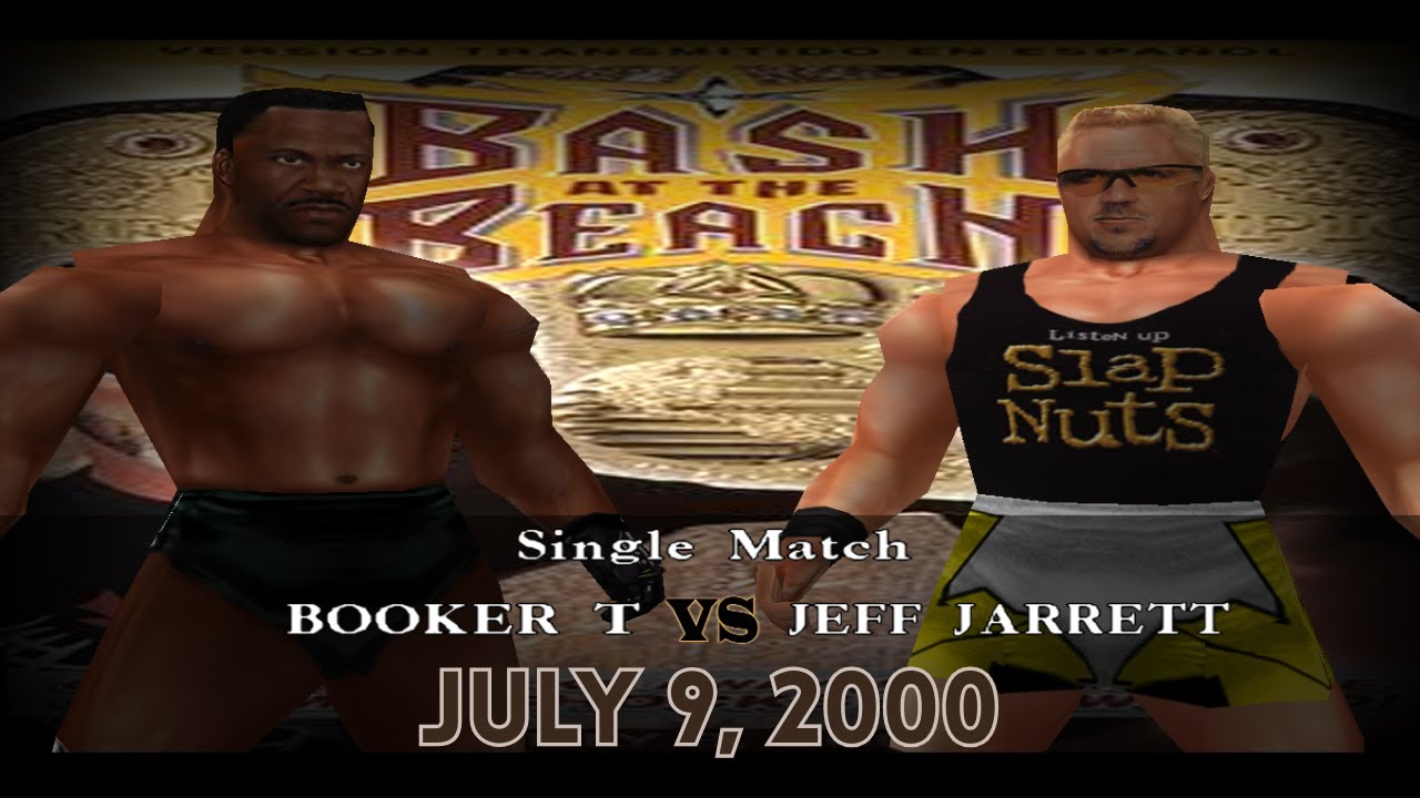 🔴 BOOKER T vs. JEFF JARRETT | WCW BASH AT THE BEACH 2000 🎮