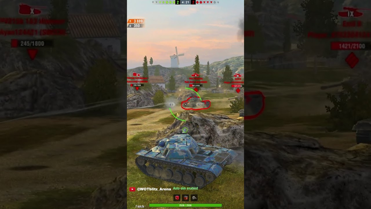 T110E5 is leading the clash on the front line | World Of Tanks Blitz #worldoftanksblitz #games