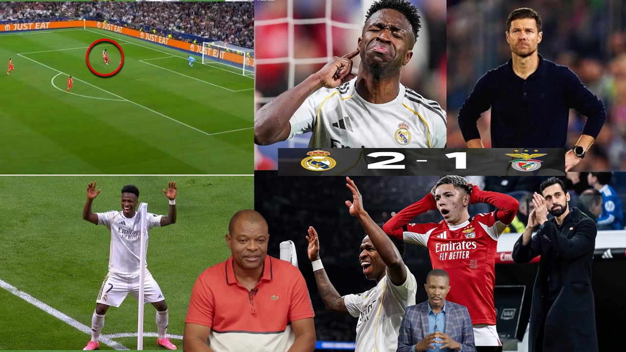 Rudy sou Vinicius ki bay Real Madrid kalifikasyon an jodia kont Benfica, Ap tann City ou Sporting