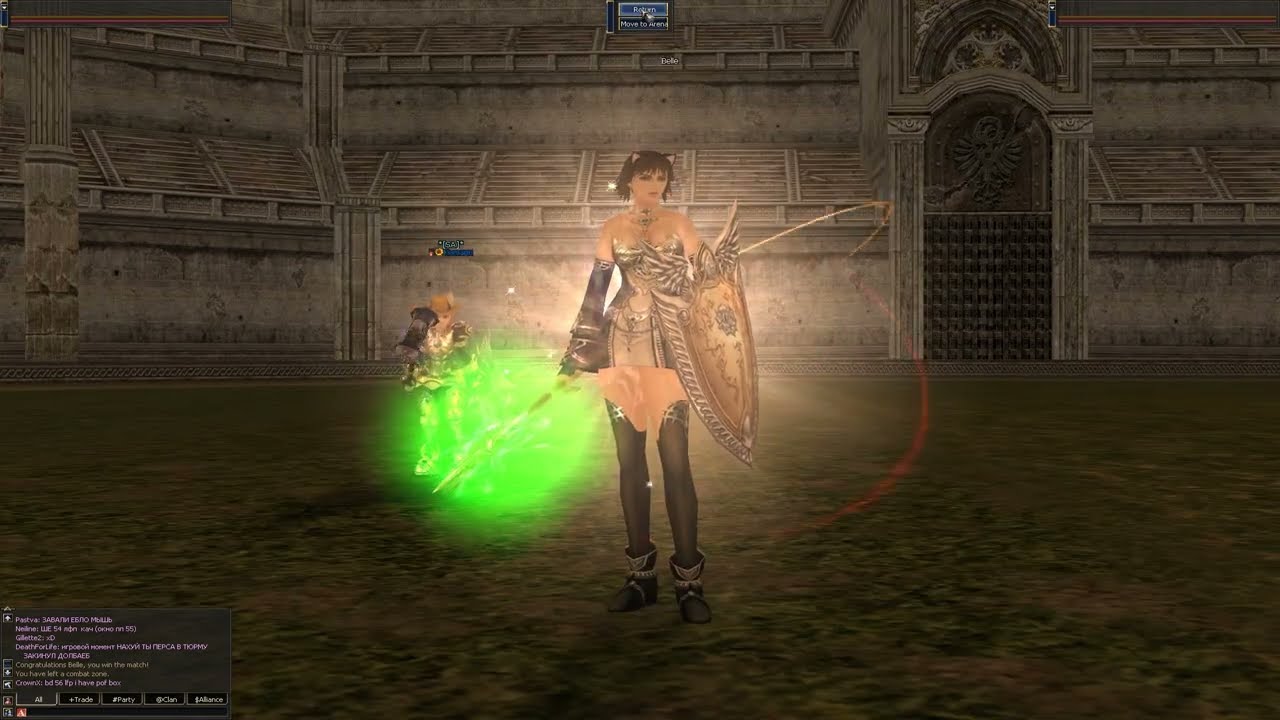 Lineage 2 interlude gameplay. Epic Olympiad battles Hierophant vs Fortune Seeker