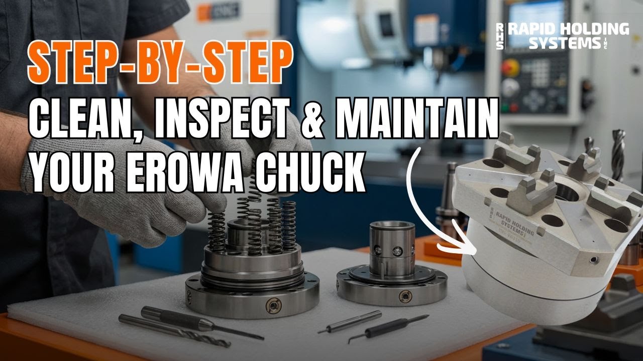 How to maintain Erowa ER-007521 Compatible CNC 80mm Square Pneumatic Chuck