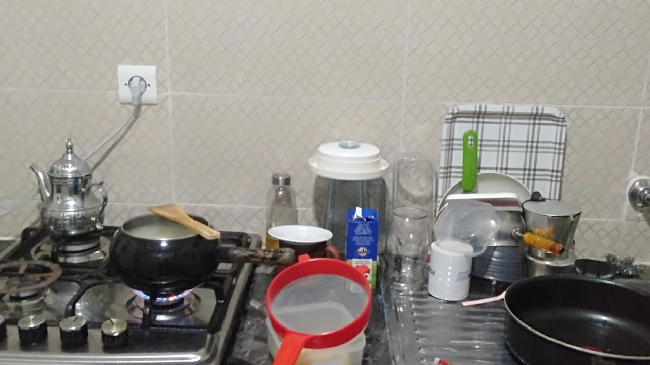 خملت الكوزينة وضربت حكة الماعن🙆تنظيم الكوزينة بلا بلاكارات 💯كلشي على التاويل والنقى💯💯