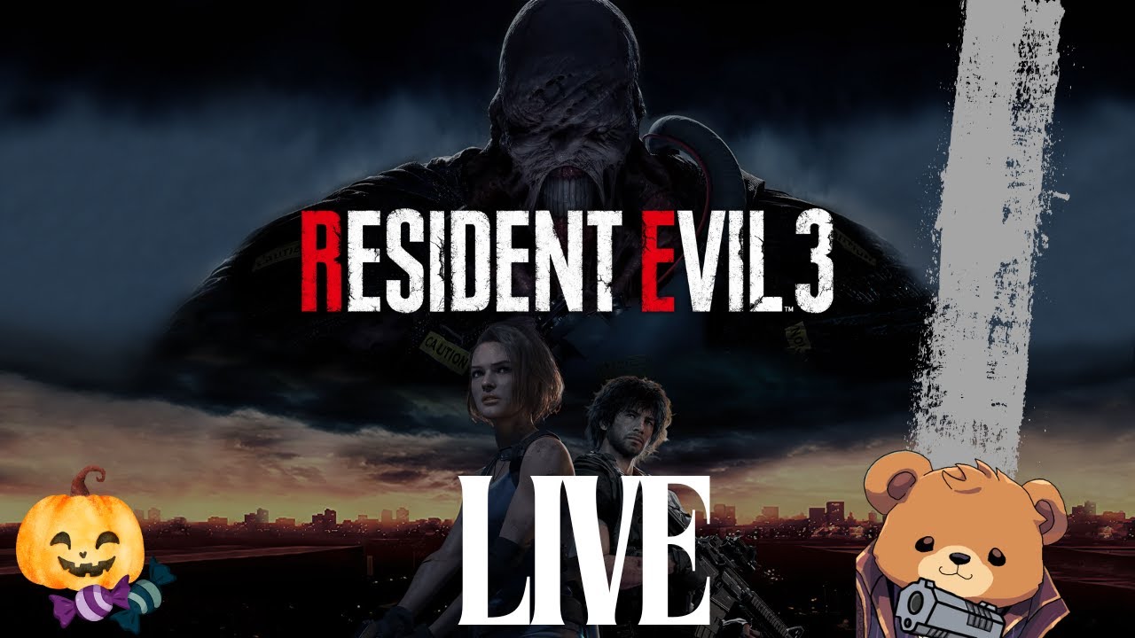 Resident Evil Marathon: Resident Evil 3 Remake Live Blind Let´s Play 03 [Finale]