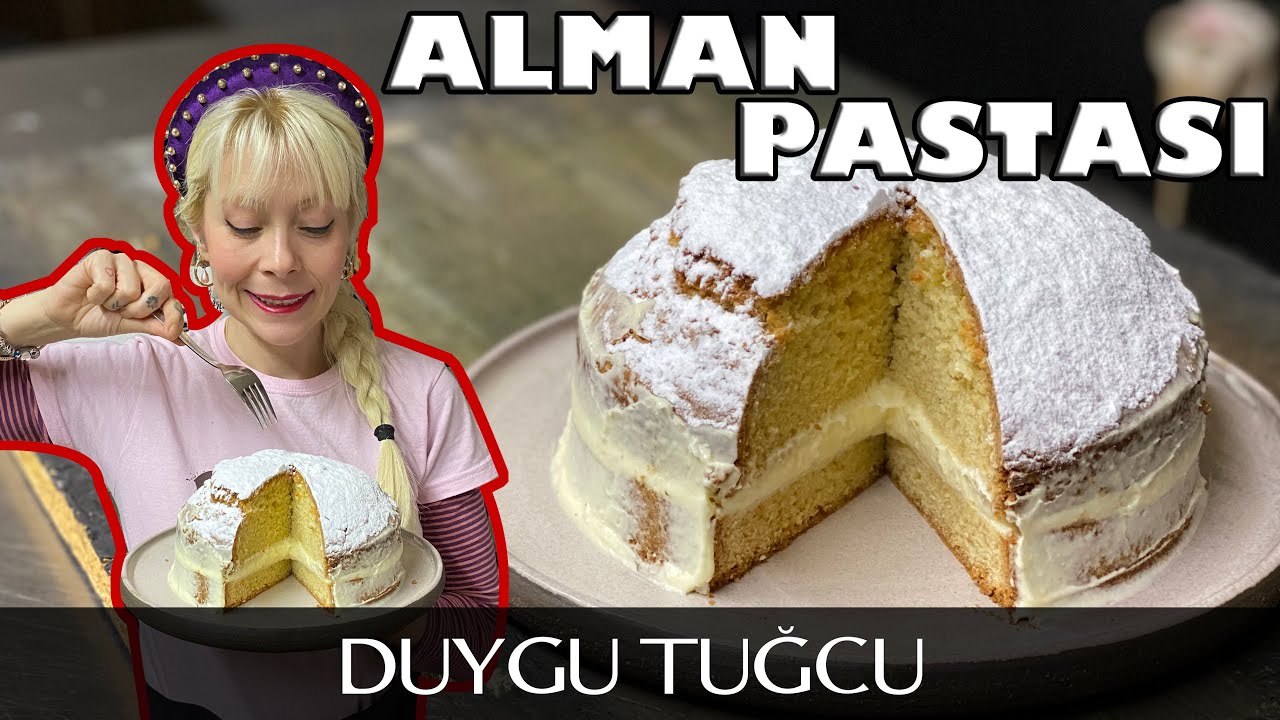 Orjinal Alman Pastası Tarifi 🍰| ŞAHANE MAYASIZ ORJİNAL TARİF 🍰 ENG SUBTITLES🇬🇧| Chef Duygu Tugcu
