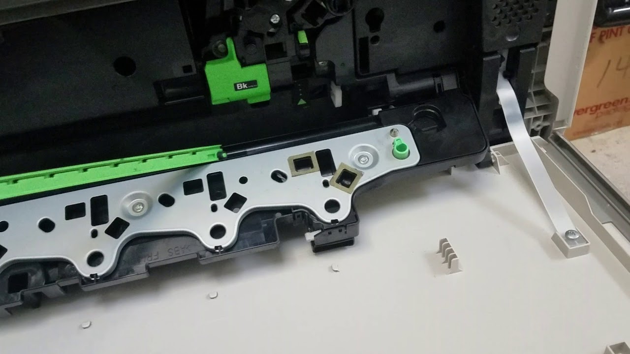 How to remove black lines from copies on Sharp copier