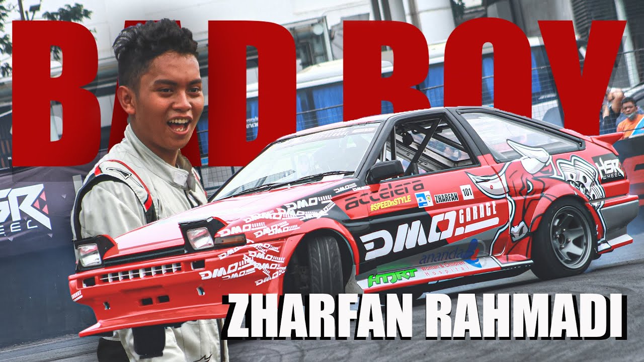 Highlights BAD BOY ZHARFAN RAHMADI | JUARA #3 Indonesia Drift League