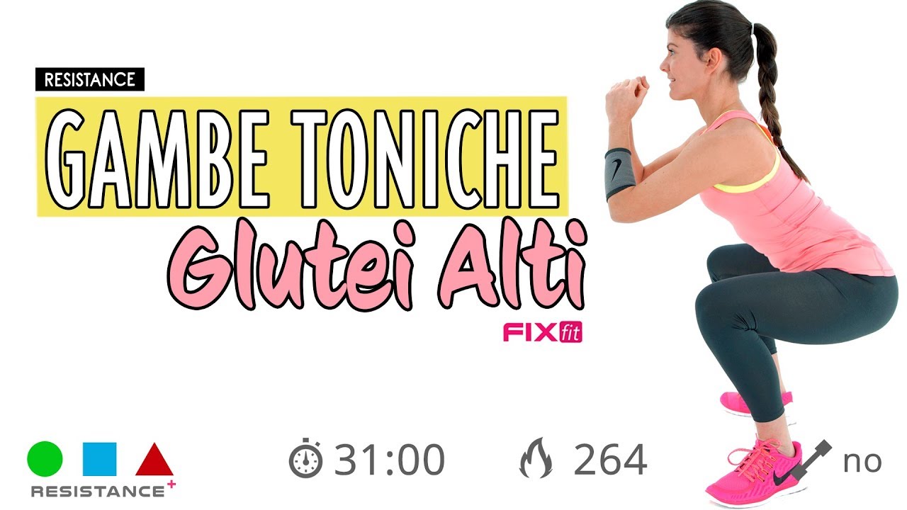 Super Resistance! Esercizi Senza Salti Per Gambe Toniche, Glutei Alti e Sodi