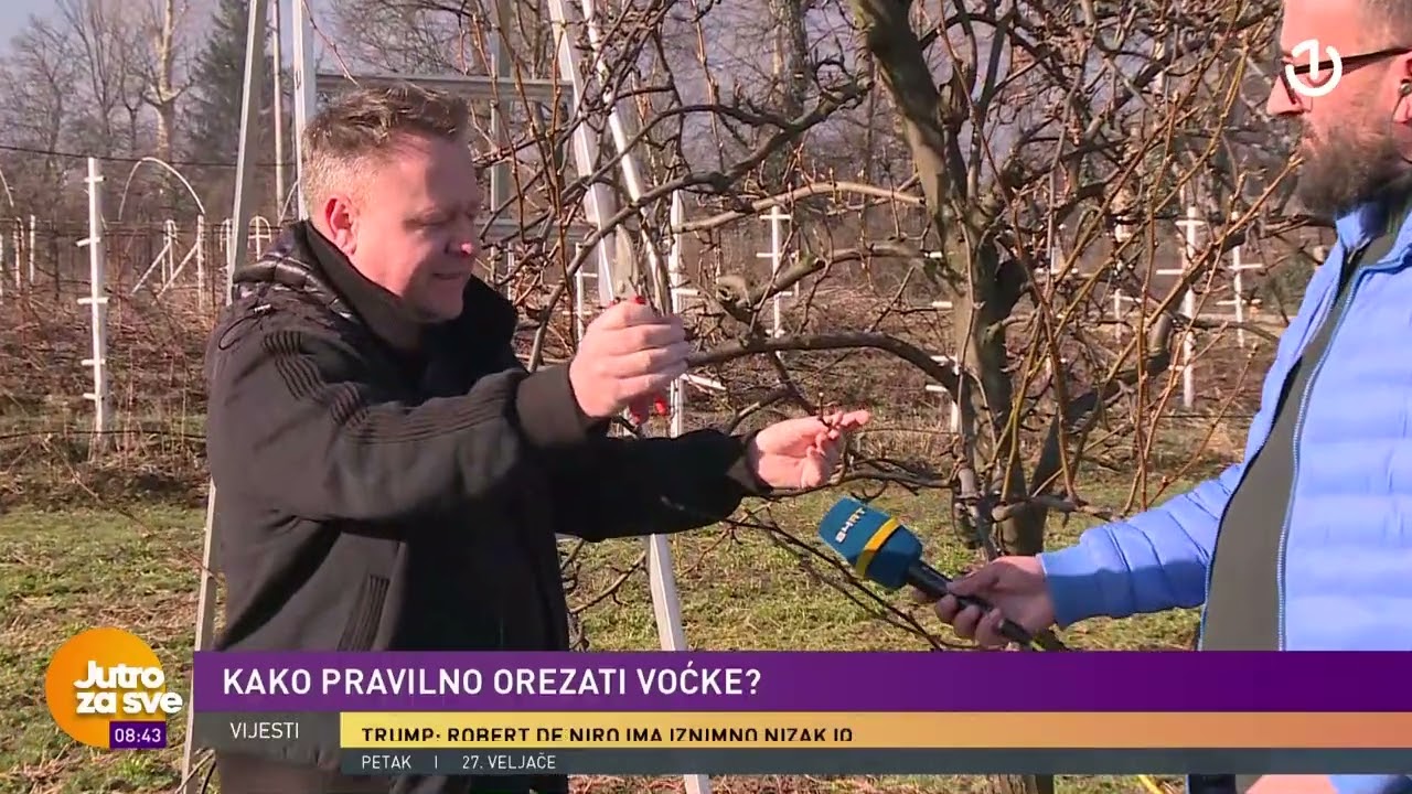Jutro za sve: Radovi u voćnjaku u veljači
