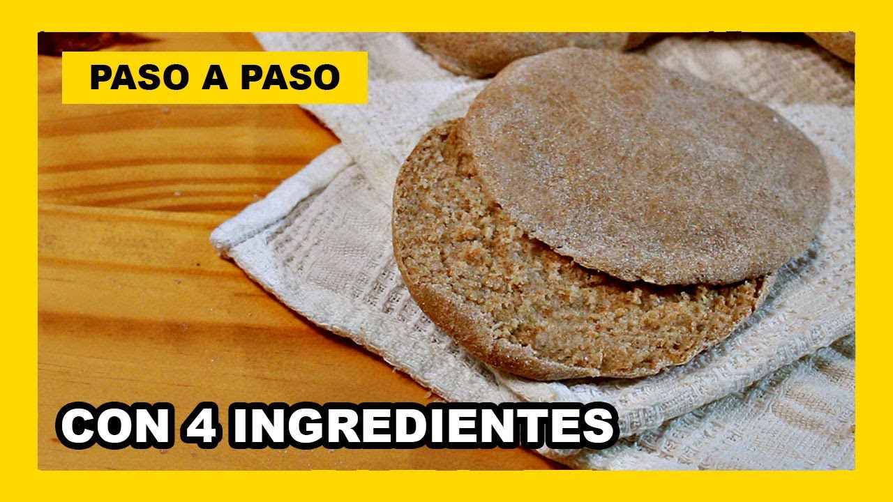 🔶 Como hacer PAN ARABE INTEGRAL casero (receta pan pita MUY FÁCIL)
