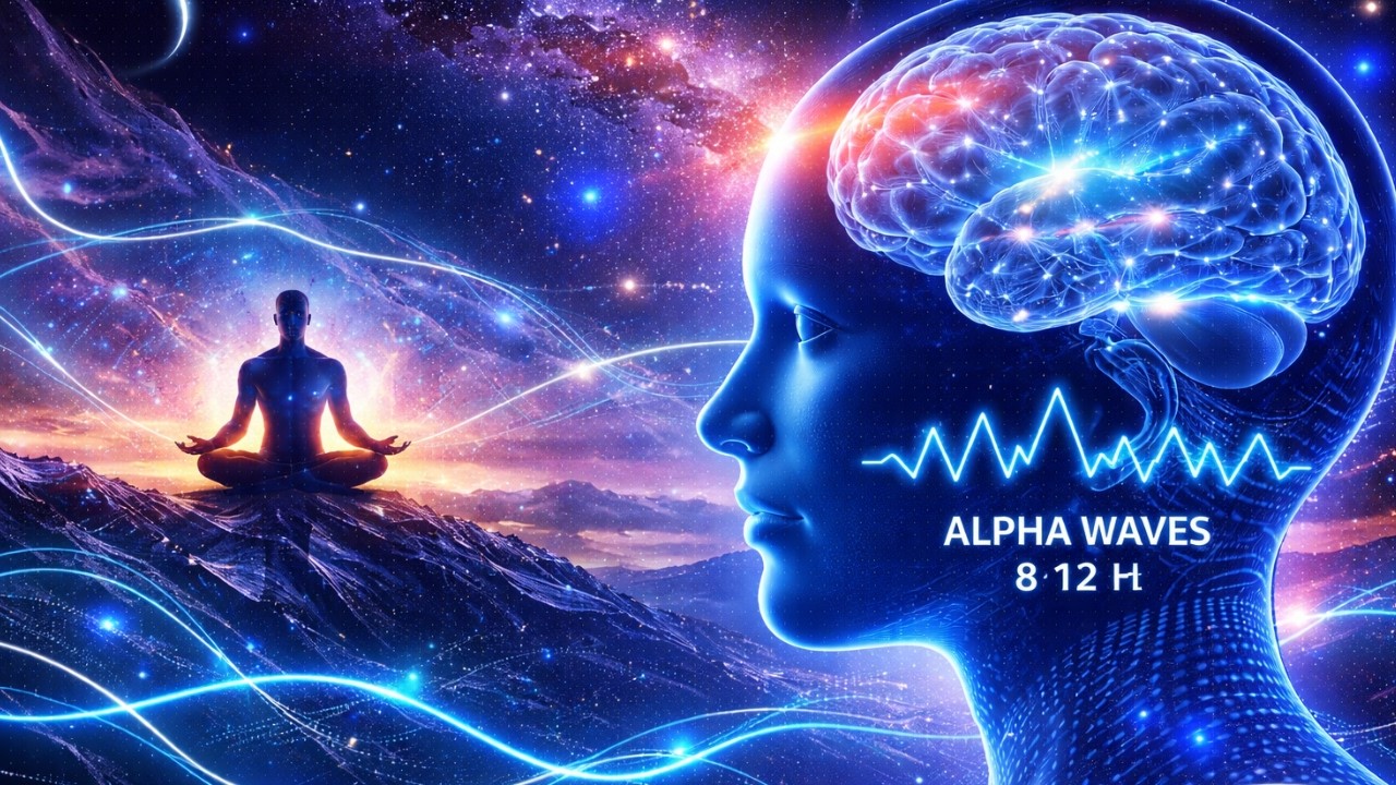 ALPHA WAVES (8-12Hz) 🚀 Super Intelligence & Deep Focus | Space Meditation Music