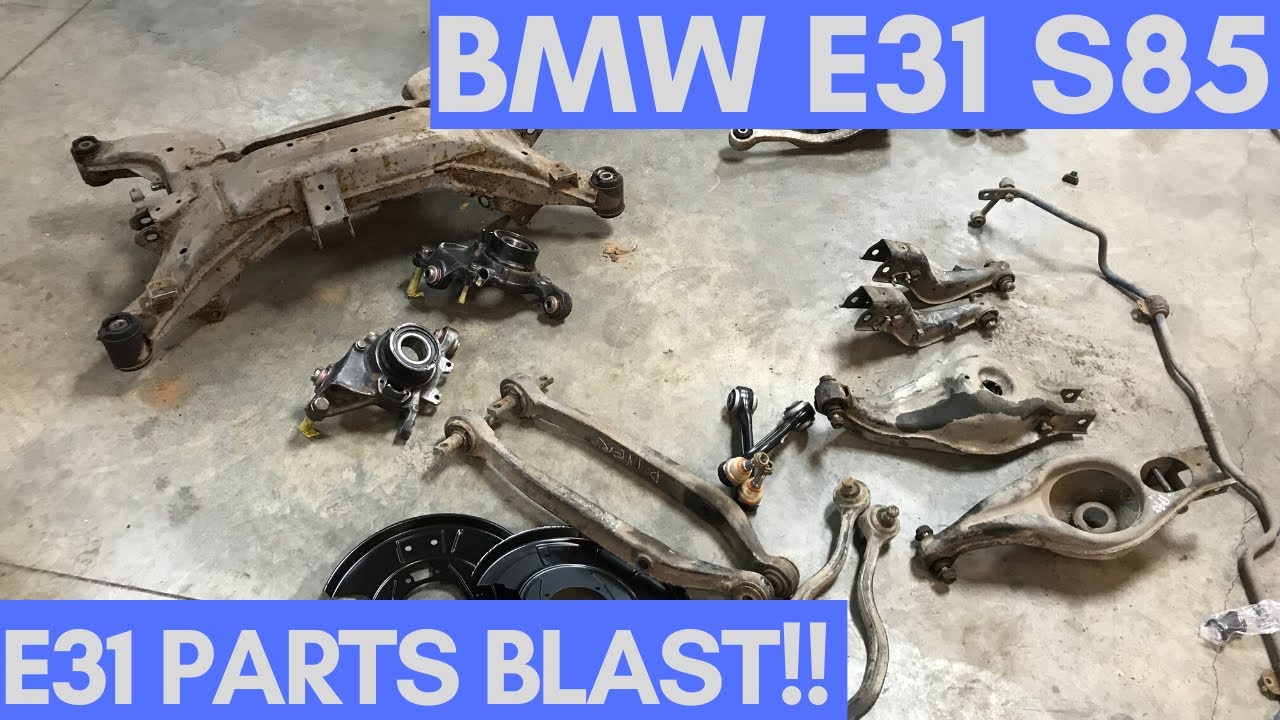E31 S85 850i V10 Prepping The Suspension!!