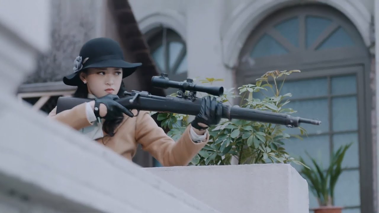 美女狙擊手埋伏在高處狙殺，槍槍命中敵人 ⚔️ 抗日