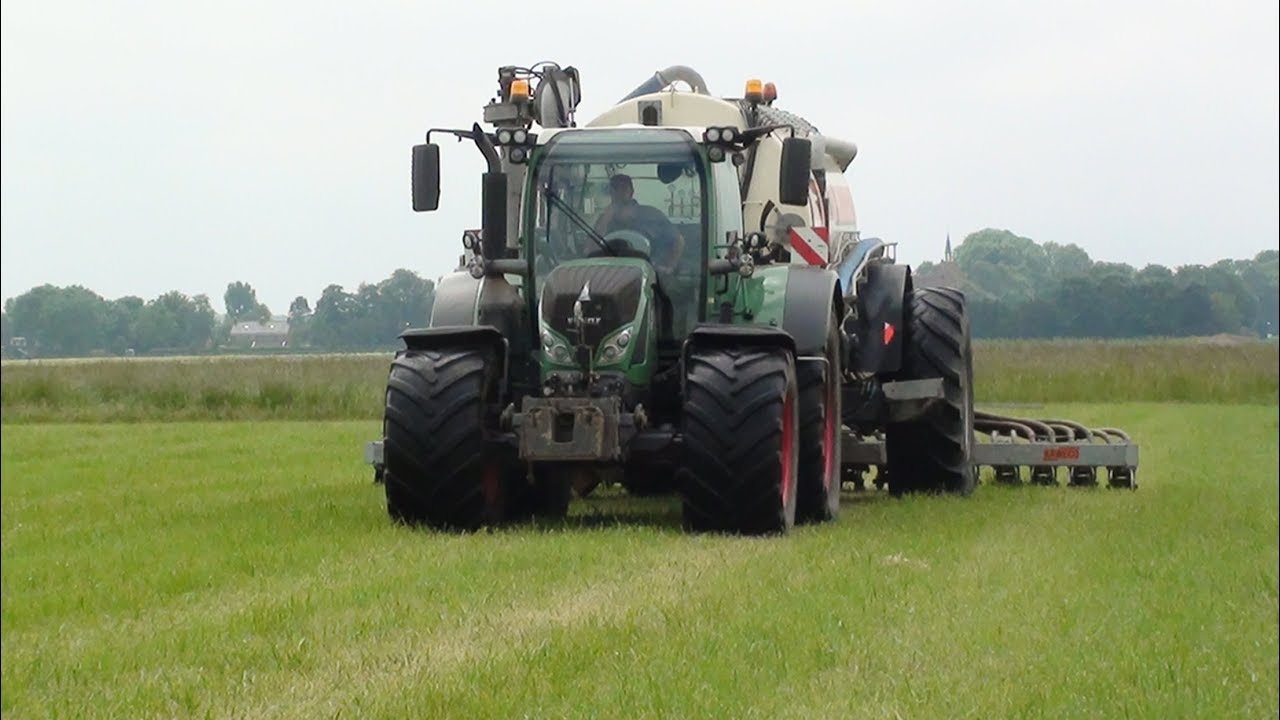 Fendt 724 met Kaweco double twin shift mest injecteren