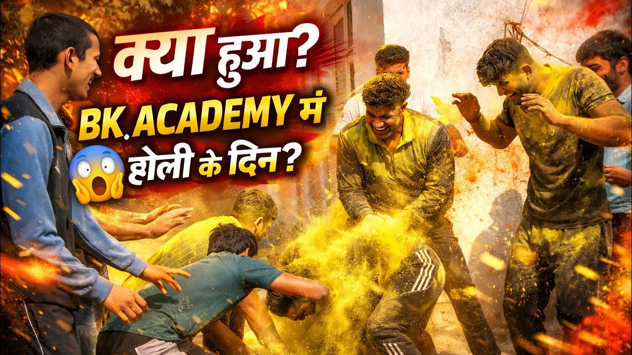 BK academy holi vlog