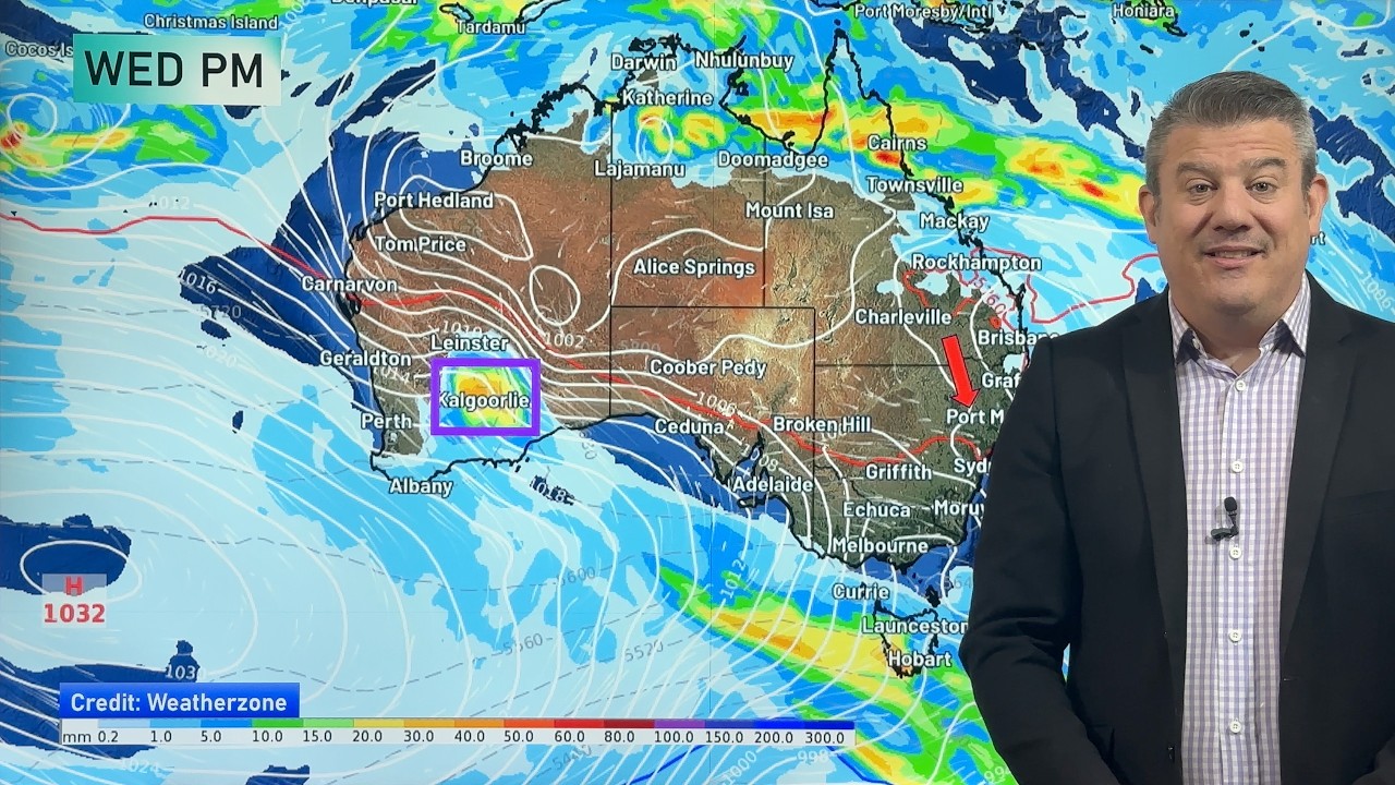 Oz: WA, NT and Qld most exposed to rain, Tas in for a cold change