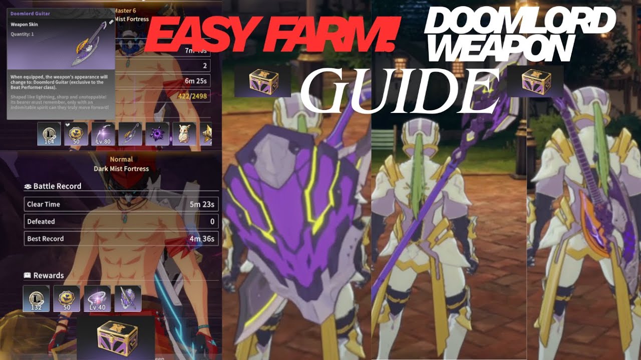 Blue Protocol: Star Resonance: Easy DOOMLORD WEAPON SKIN FARMING SUPER GUIDE l BPSR