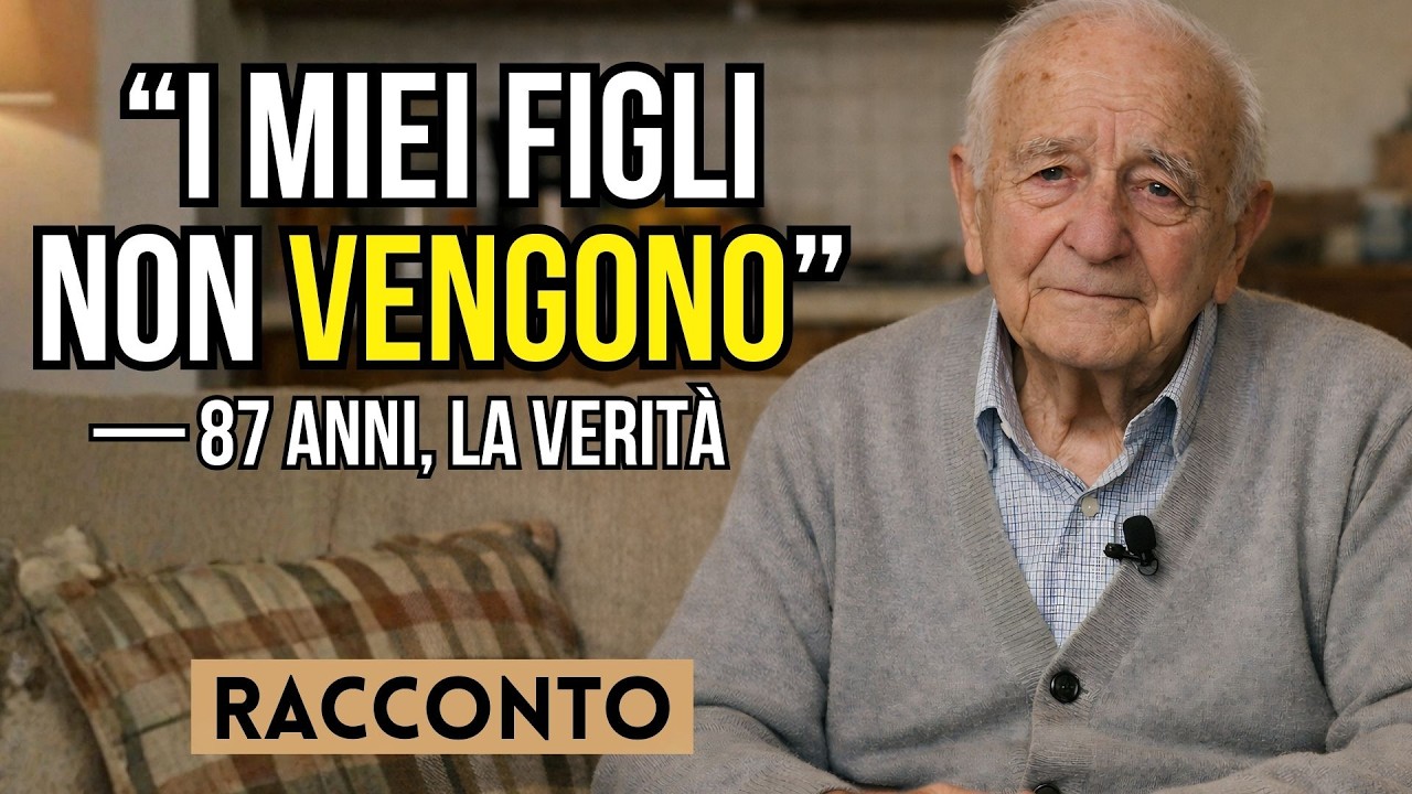 I miei figli non vengono più. A 87 anni ho capito il perché.