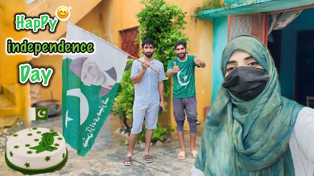 14 August Celebrate in My Village 🇵🇰 Happy Independence Day ( 2025 ) Hamza Sidhu / Zaini Baji 