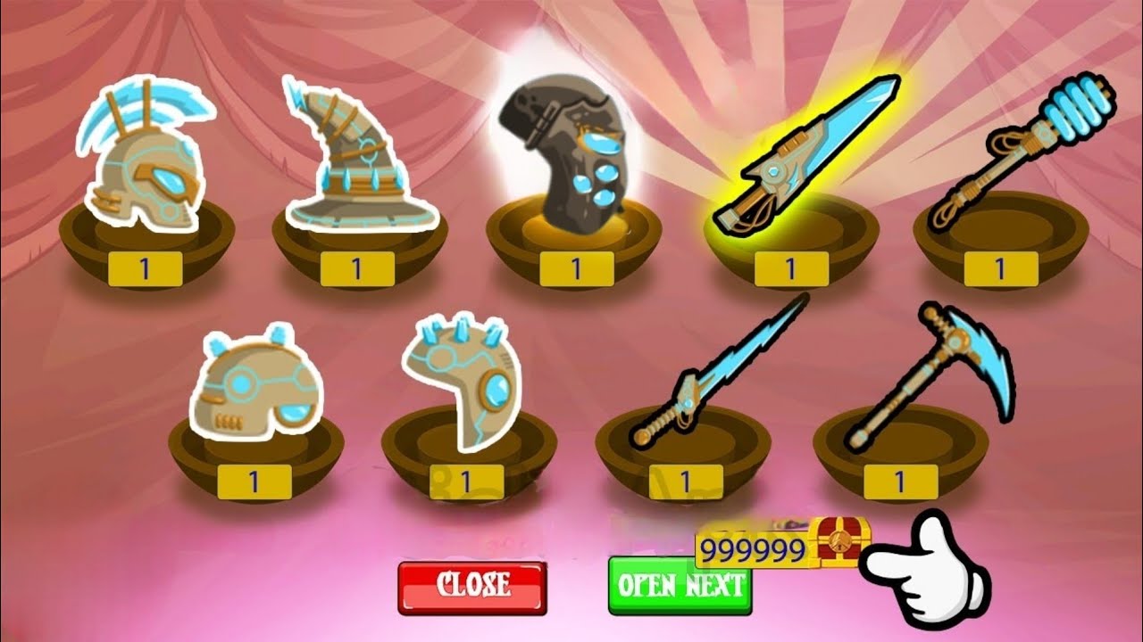 UNLOCK FULL VOLATIC SKINS WEAPON ARMOR | STICK WAR LEGACY 