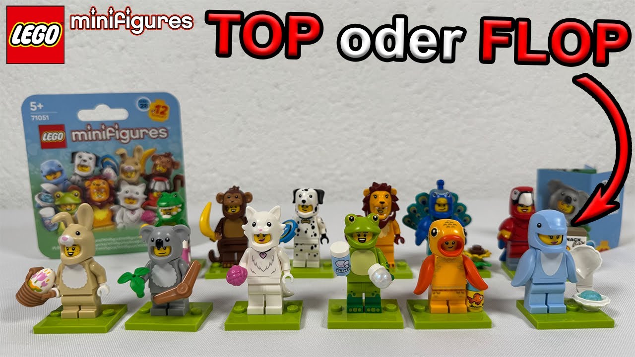 ALLES NUR TIERE, TOP oder FLOP Idee?|LEGO Minifiguren Serie Nr.28