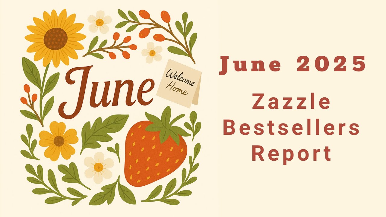 Zazzle June 2025 Best-sellers report