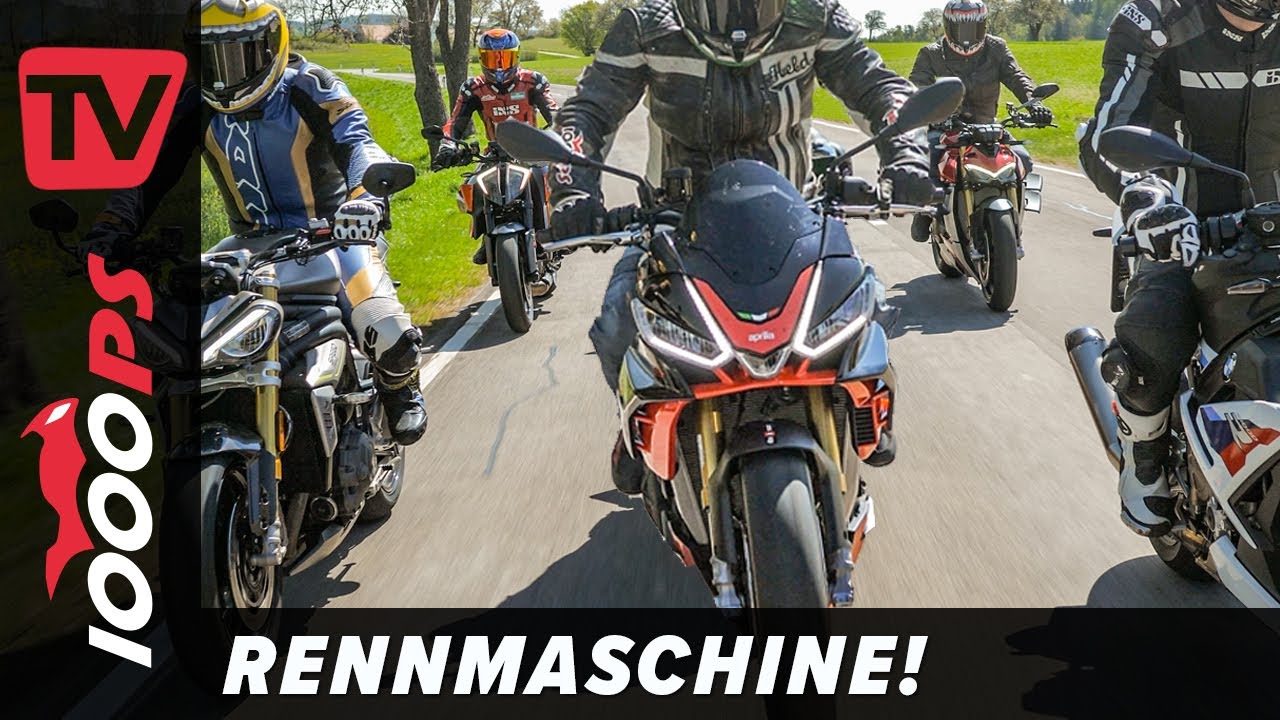 Rundenzeiten Killer - Aprilia Tuono V4 Factory im Hyper Naked Vergleich 2021