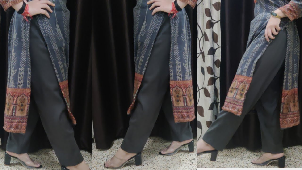 गरम कपड़े से बनाए 👉heavy size ;42,44,46,48 full elastic पैंट कटिंग और स्टिचिंग/ Full elastic pant